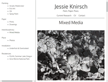 Tablet Screenshot of jessieknirsch.com